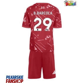 Koszulka piłkarska Liverpool Bradley Barcola #29 Strój Domowy dla dzieci 2026-27 tanio Krótki Rękaw (+ Krótkie spodenki)
